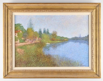 Jean Vollet "La Seille" Impressionist Landscape