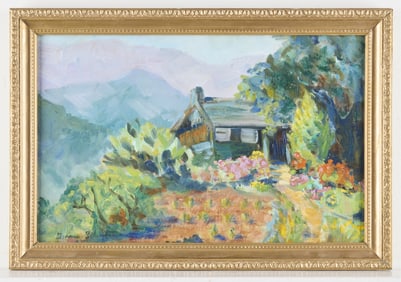 Donna Schuster Country Cottage Painting