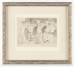 Clem Haupers Moulin Rouge Etching 1928