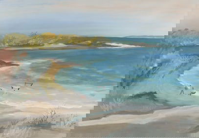 Cameron Booth Seascape Painting 1937