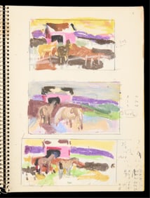 Cameron Booth Sketchbook of Horses
