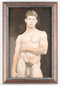 Jack Barkla "Male Figure Full Frontal" Painting