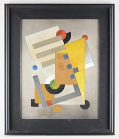 Jack Barkla "Score" Geometric Abstract Painting