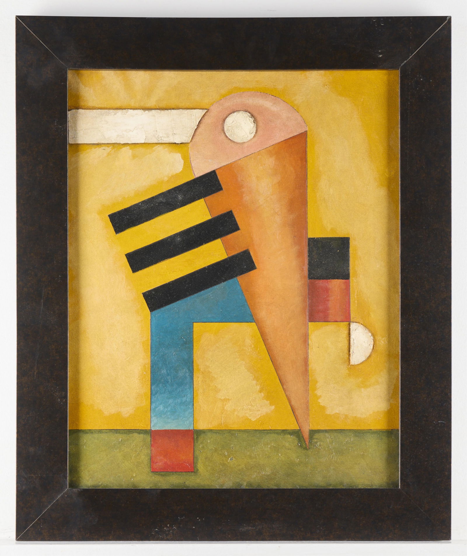 Jack Barkla "Abstract Cone" Painting (1 of 3)