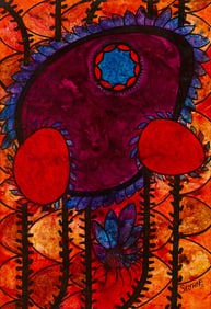 Luis Seoane "Sinfonia de Flores" Painting