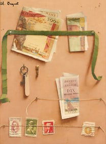 Alain Dequet Trompe L'oeil Painting