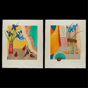 2 Ed Baynard Still Life London Quartet Lithographs
