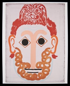 Joshua Abelow "Self Portrait" Print 2013