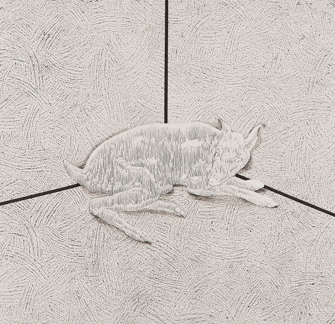 Richard Artschwager "Intersect" MM Print 1992 (1 of 7)