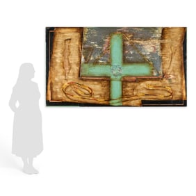 Kris Cox "Reciprocity" Mixed Media Painting