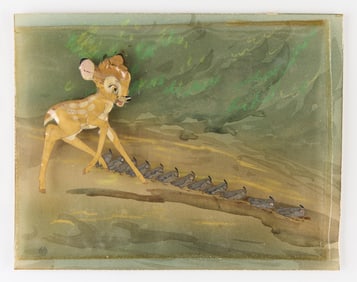Original Walt Disney Bambi Animation Cel