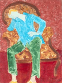 Sally Michel Avery "Teenage Boy" Painting