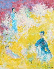 Vu Cao Dam Oil Painting 1981