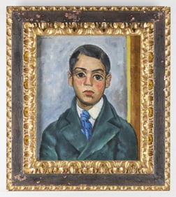 Max Weber "Italian Boy" Painting 1909