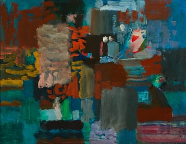 Cameron Booth "Euphonious" Painting 1957