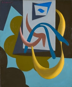 Charles Biederman NY, October 1935 Painting