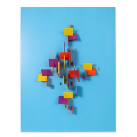Charles Biederman Structurist Relief #37 Sculpture