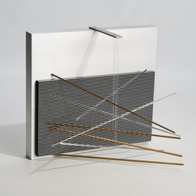 Jesus Rafael Soto "Vibrations Metalliques" 1969