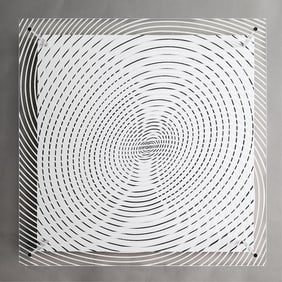 Jesus Rafael Soto "Espiral Doble" Op-Art Sculpture