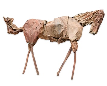 Deborah Butterfield "Echo" Steel Horse Sculpture