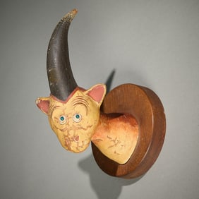 Dr. Seuss Mulberry St. Unicorn Clay Sculpture 1938