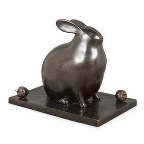 Igor Galanin "Rabbit with Strawberries" Bronze