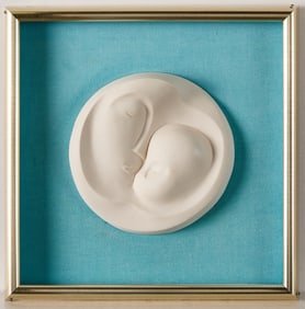 Evelyn Raymond "Nocturne" Porcelain Wall Relief