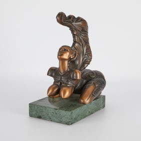 Ernst Fuchs "Sphinx II" Bronze Sculpture