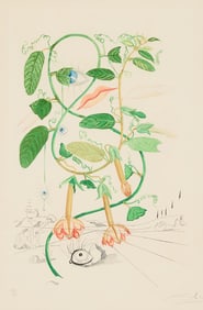 Salvador Dali "Pisum Sensuale" Print 1968