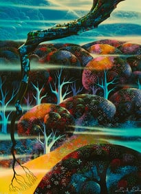 Eyvind Earle "Toccata and Fugue" Serigraph