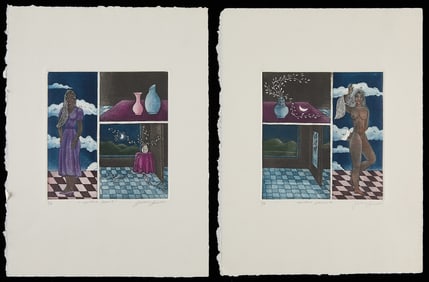 2 Justina Fuentes Etchings