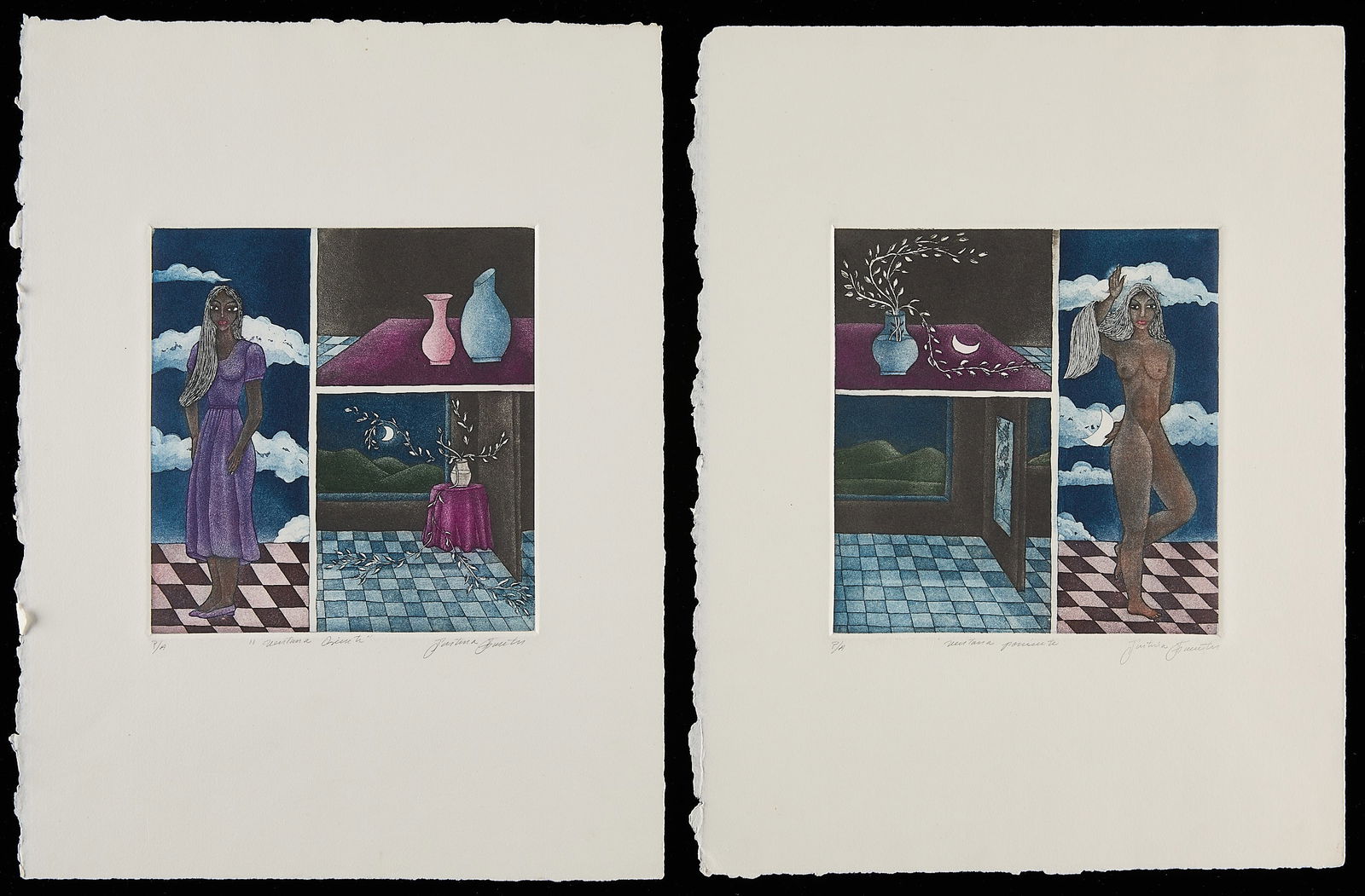 2 Justina Fuentes Etchings (1 of 6)