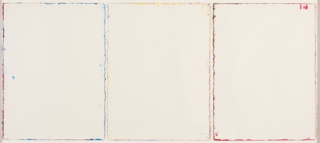 Richard Jackson Abstract Triptych 1980