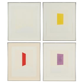 Peter Lodato "Painting in Four Parts V" 1981