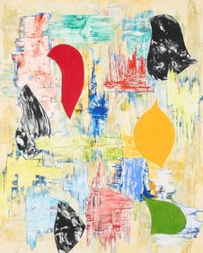 Charles Arthur Arnoldi Abstract Monotype 1990