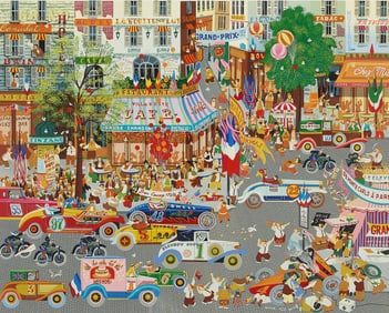 Hiro Yamagata "Grand Prix" Serigraph