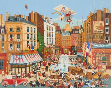 Hiro Yamagata "Noah's Ark" Serigraph