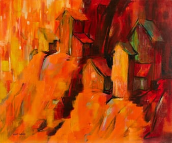 Robert Wands "Mines" Oil Painting