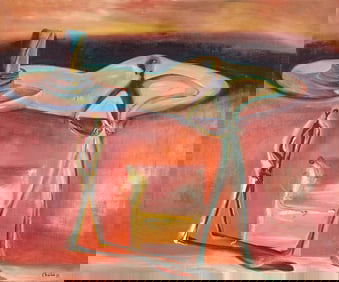 Clemens Kaletsch "Drei Schatten" Painting