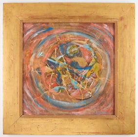 Attr. Rolph Scarlett Abstract Painting - Signed