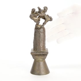 Jacques Lipchitz "Samson Fighting the Lion" Bronze