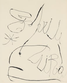 Joan Miro "Espriu" Frontispiece 1975
