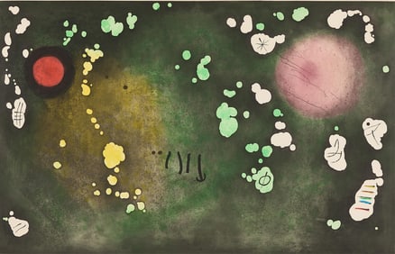 Joan Miro "Archipel Sauvage V" Print 1970