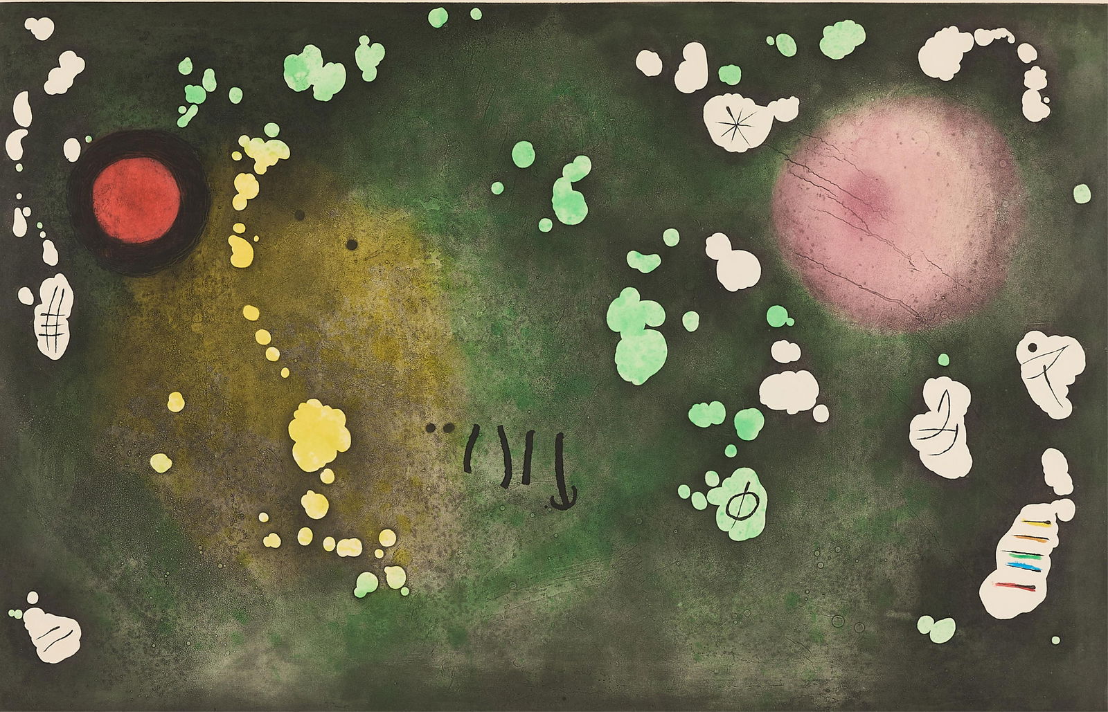 Joan Miro "Archipel Sauvage V" Print 1970 (1 of 6)