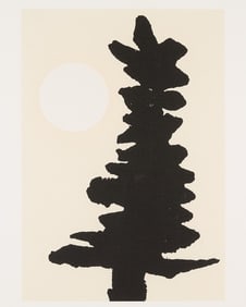Donald Baechler "Flowers & Trees" Print 1990