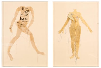 2 Lesley Dill Lithographs