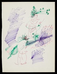 Irene Pereira Double-Sided Drawing