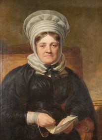 19th c. Continental School Portrait Painting