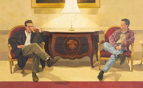 Jane Fischer "Don & Jerry" Painting 1998