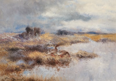 Mosse Stoopendahl Landscape Painting 1936